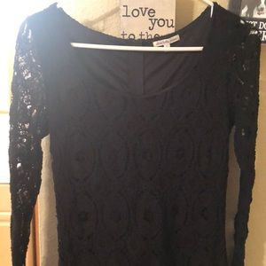 Charlotte ruse black lace dress short